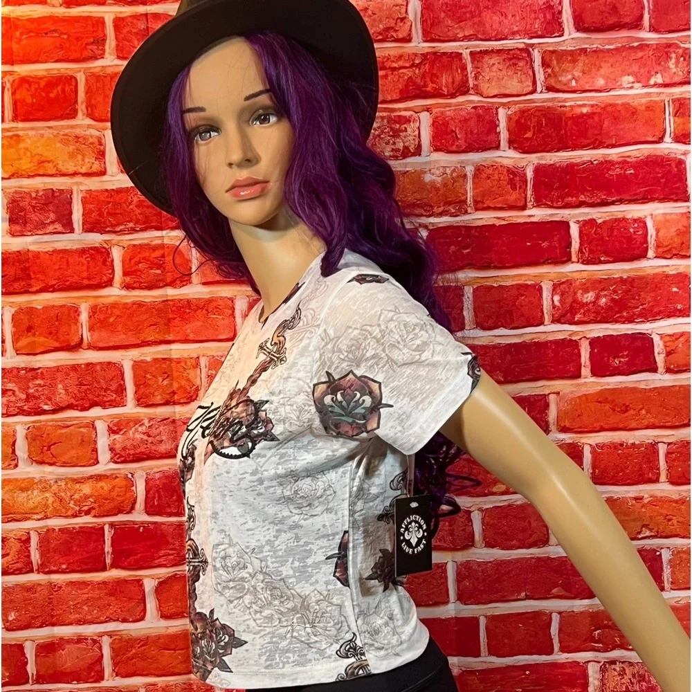 Affliction Women’s T-Shirt - Picture 6 of 13